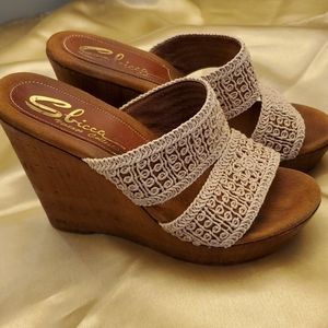 Wedge sandals